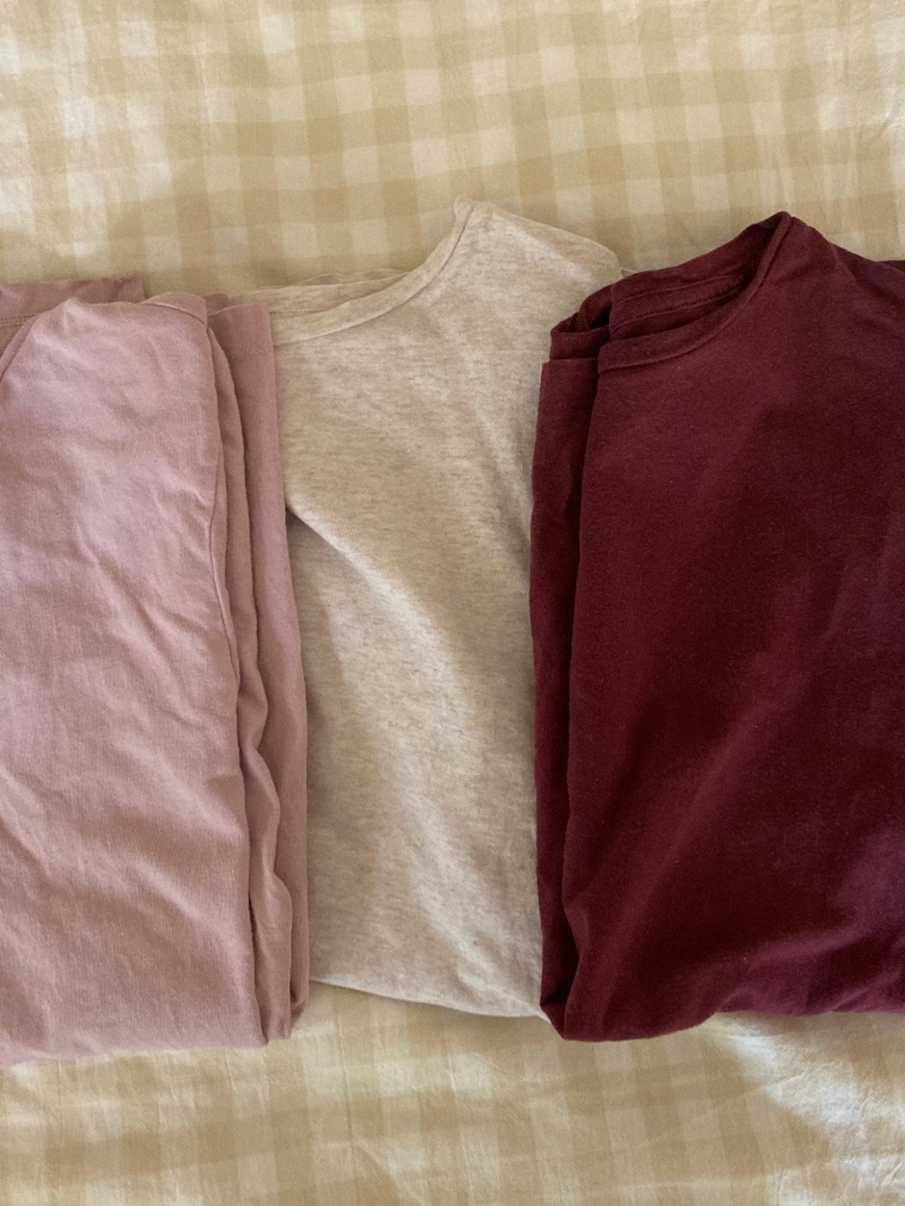 100% cotton tees, 3 for 1